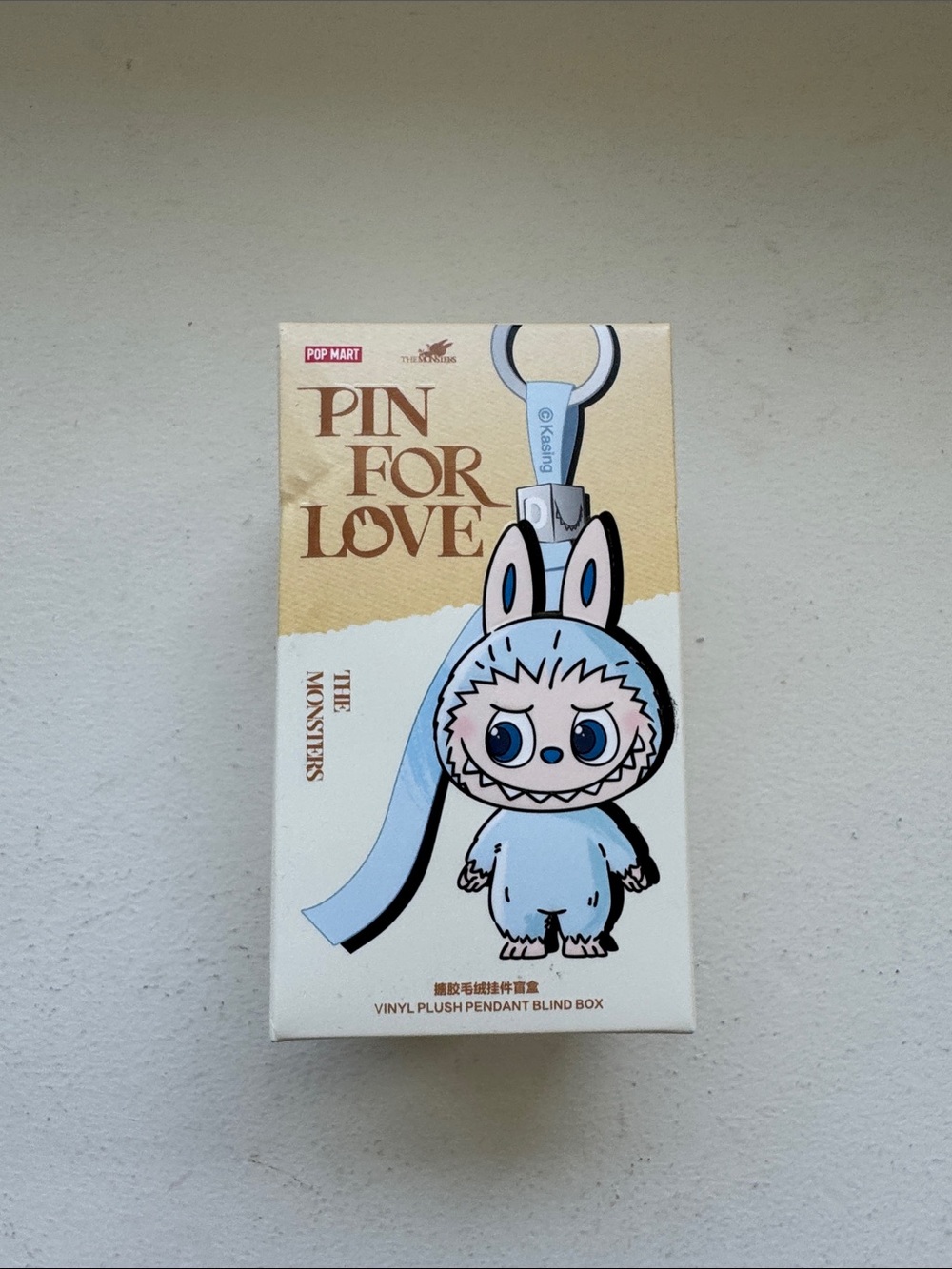 POP MART Pin For Love Monster - Letter E - Unopened